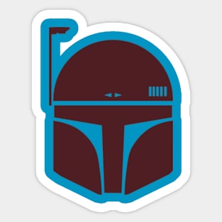 Fett-ish Maroon Sticker